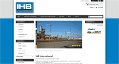 Desktop Screenshot of ihbinternational.nl